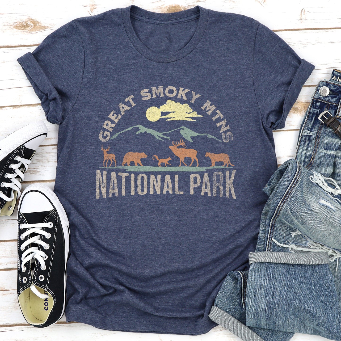 Great Smoky Mountains National Park Super Soft Tshirt