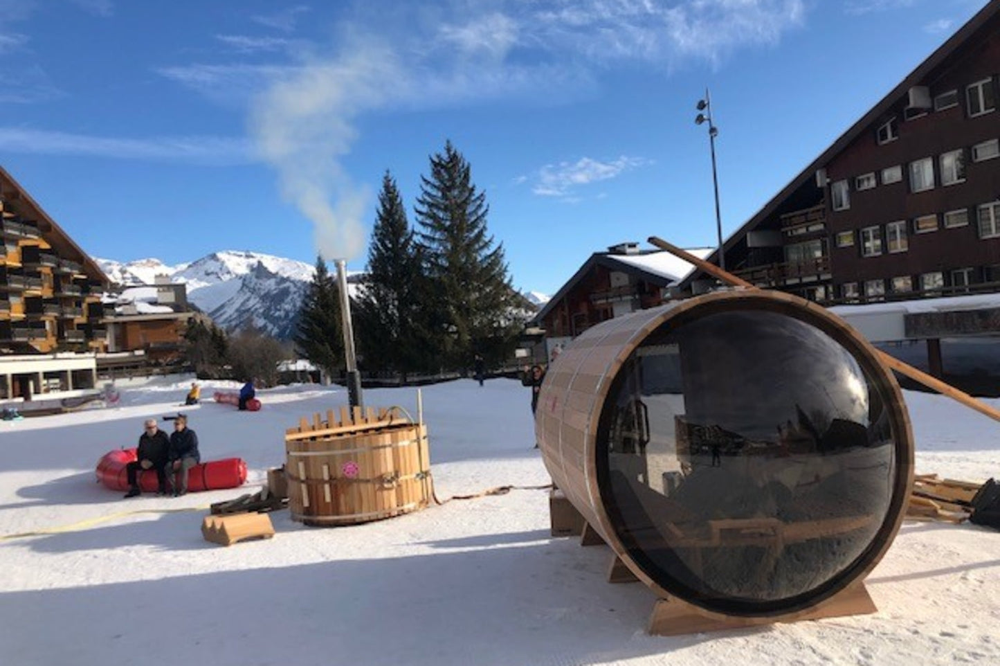 SAUNA EVOLUTION® Luxury Barrel Sauna Serenity Nature Air 4