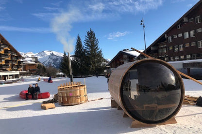 SAUNA EVOLUTION® Luxury Barrel Sauna Serenity Nature Air 4