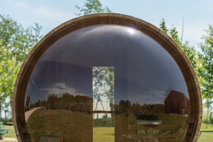 SAUNA EVOLUTION® Luxury Barrel Sauna Serenity Nature Air 4