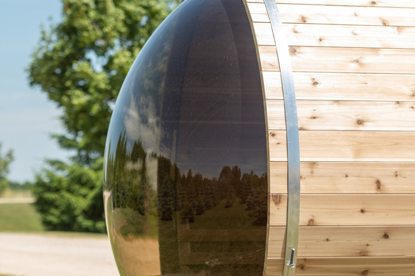 SAUNA EVOLUTION® Luxury Barrel Sauna Serenity Nature Air 4