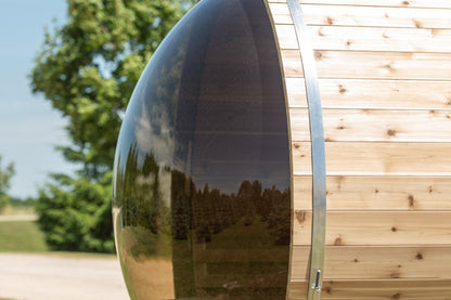 SAUNA EVOLUTION® Luxury Barrel Sauna Serenity Nature Air 4