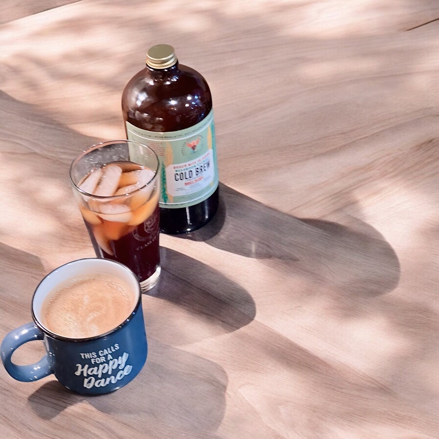 Happy Mushroom concentrated Cold Brew coffee