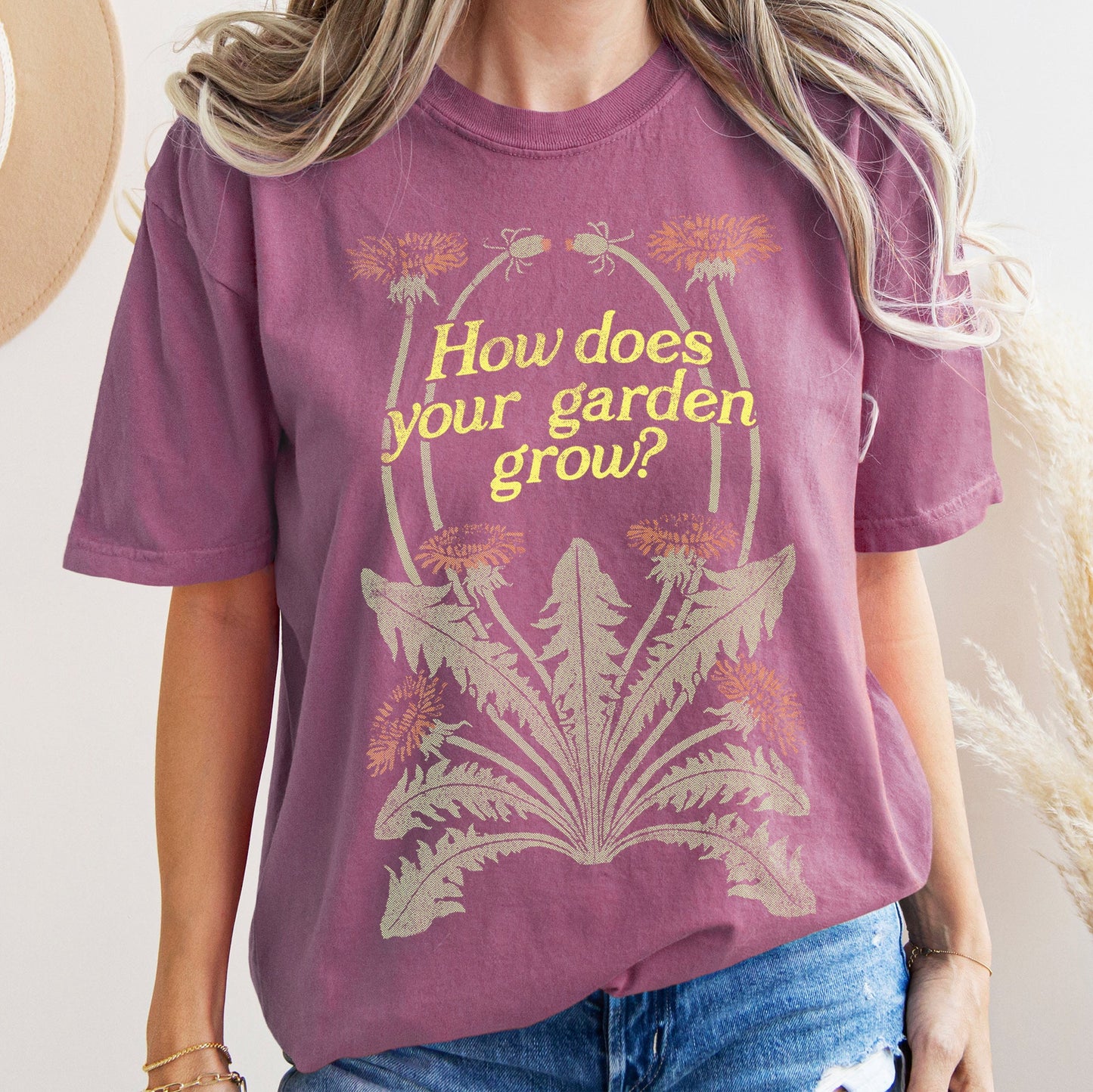 How Does Your Garden Grow Comfort Colors Tshirt