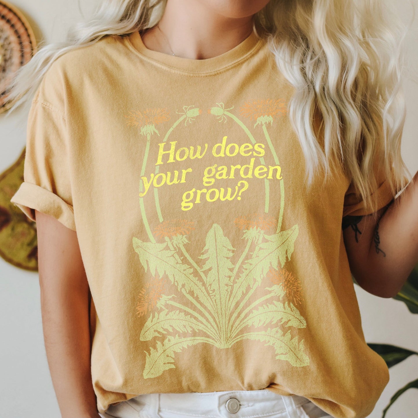 How Does Your Garden Grow Comfort Colors Tshirt