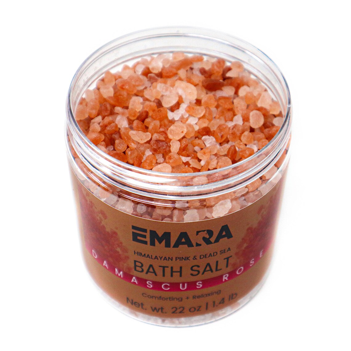 5 Bath Salt Spa Gift Set - Luxury Himalayan Pink and Dead Sea Salt Bath Soak Enriched with Rosehip Oil Vitamin E Oil 7 LB Bulk Bath Salt