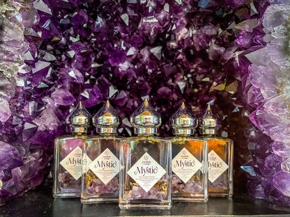 MYSTIC Lavender Natural Perfume Oil with Amethyst Crystals
