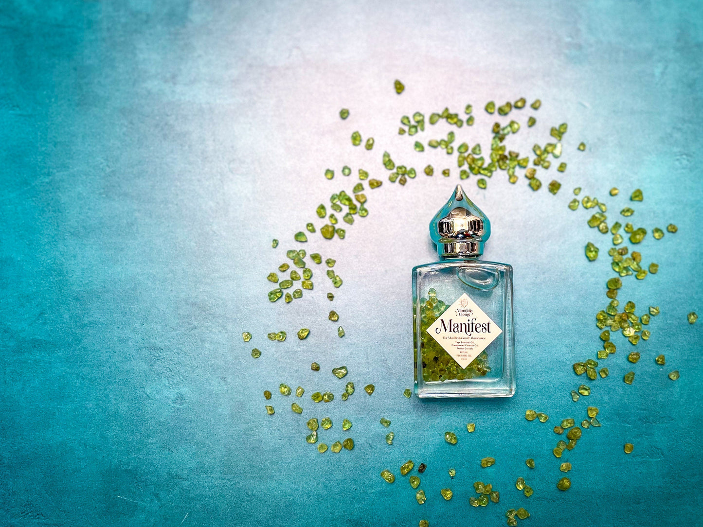 MANIFEST Perfume Oil for MANIFESTATION with Peridot + Sage essential oil