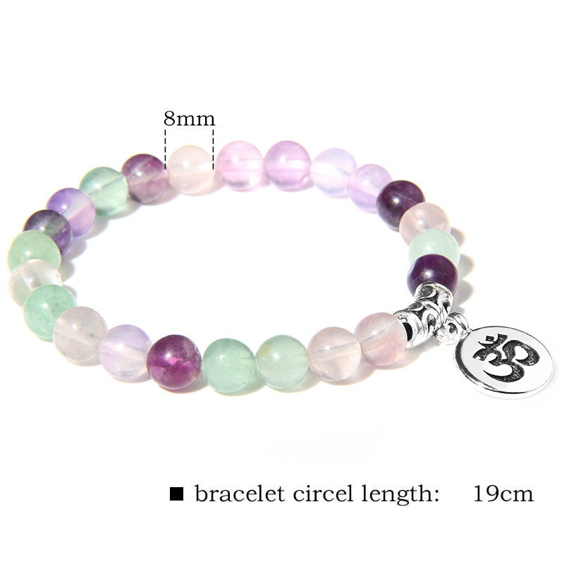 Rainbow Fluorite Focus & Creativity Bracelet