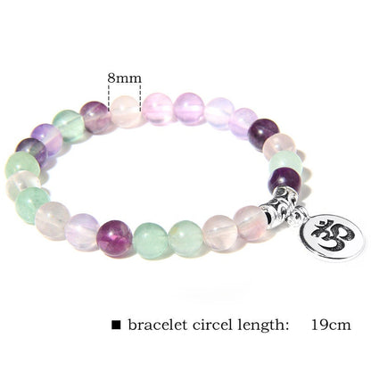 Rainbow Fluorite Focus & Creativity Bracelet