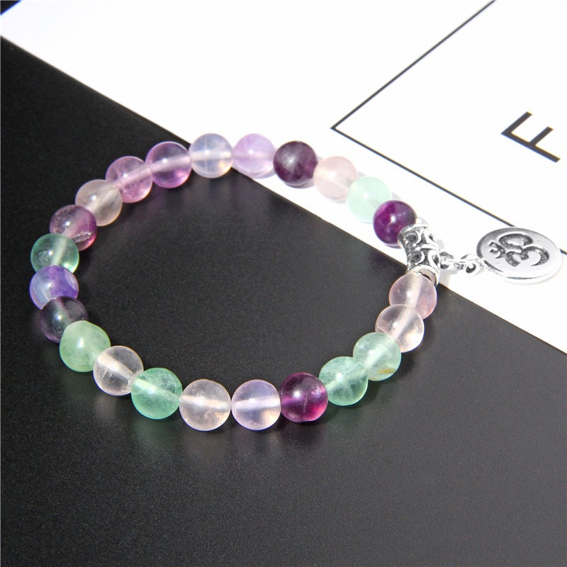 Rainbow Fluorite Focus & Creativity Bracelet