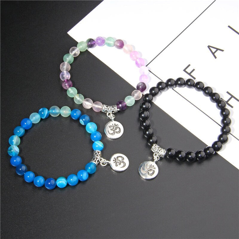 Rainbow Fluorite Focus & Creativity Bracelet