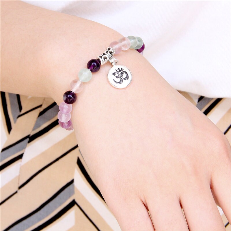 Rainbow Fluorite Focus & Creativity Bracelet
