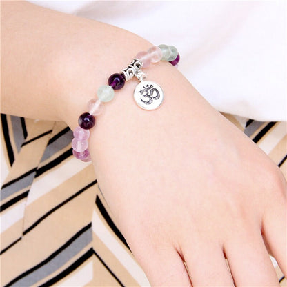 Rainbow Fluorite Focus & Creativity Bracelet