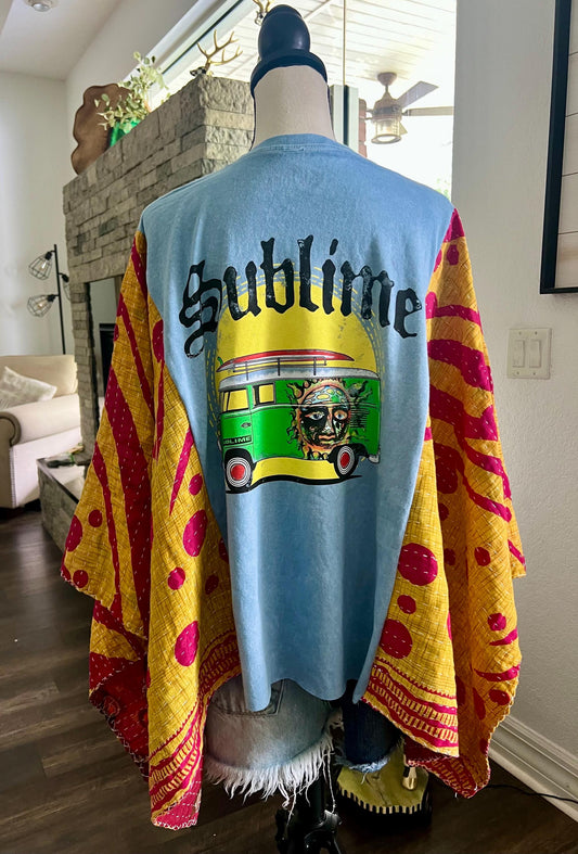 Bell Sleeve  Butterfly Top “Sublime