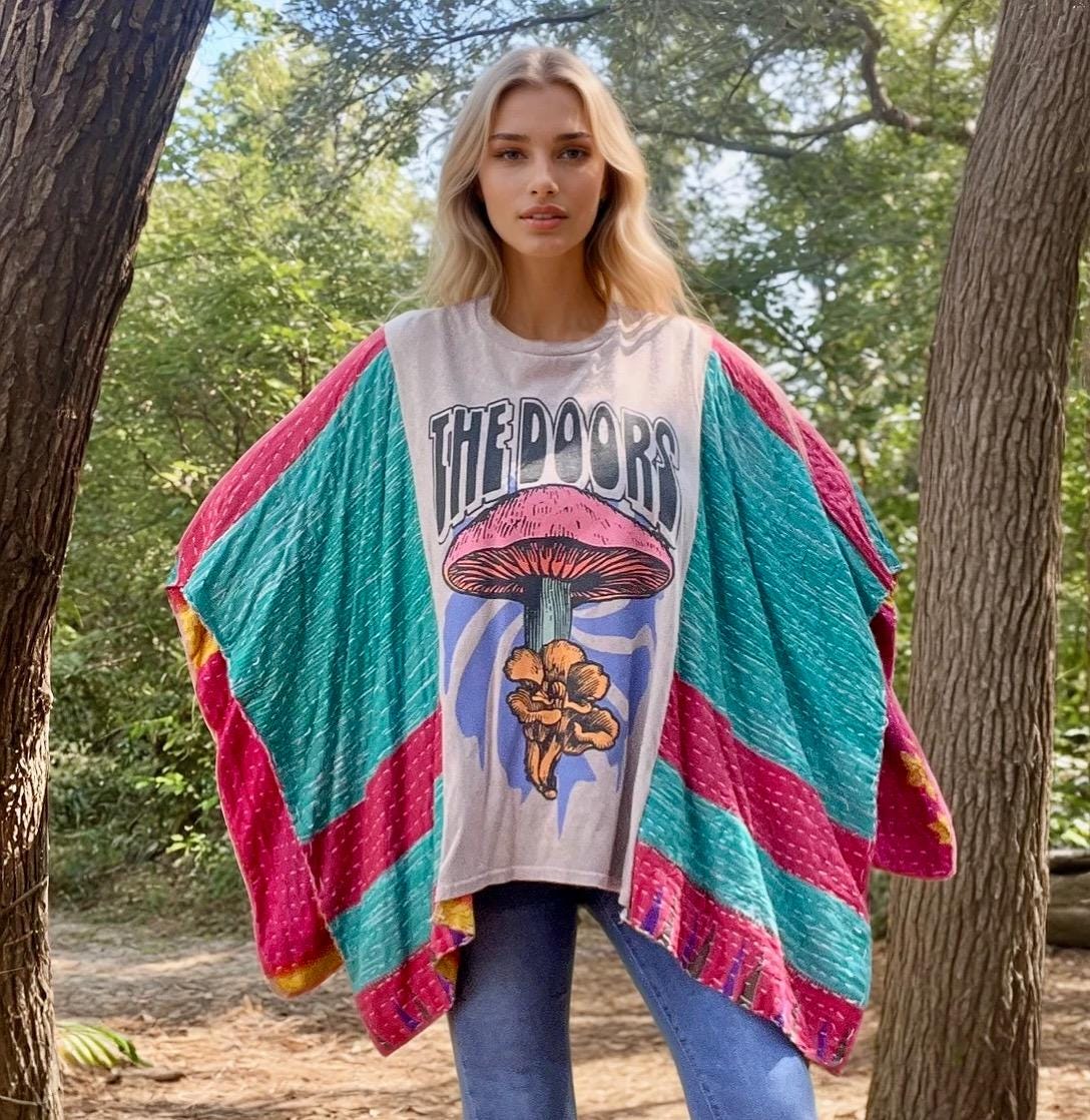 Bell Sleeve  Butterfly Top “ The Doors