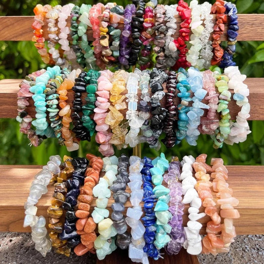 Healing Crystal Chips Bracelets