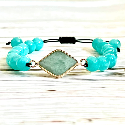 Aquamarine Hope & Happiness Bracelet