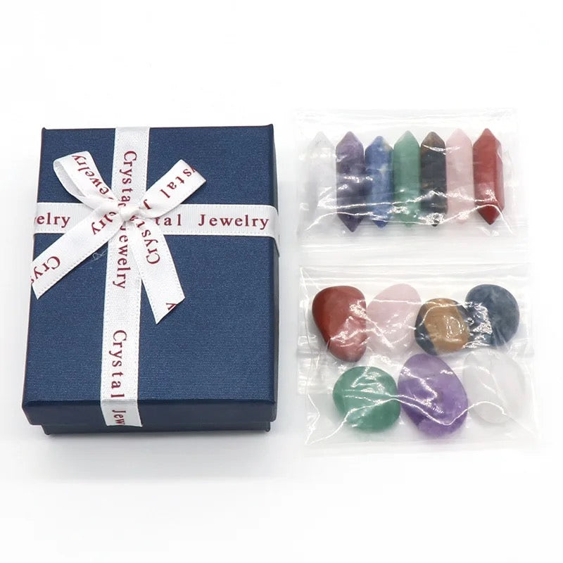 Healing Stones Gift box - Chakra crystals