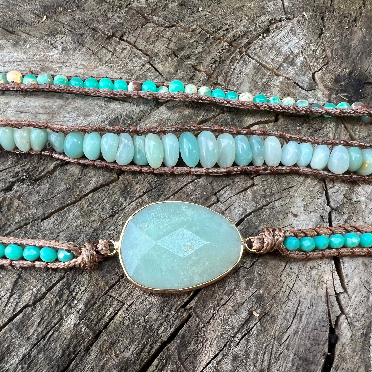 Amazonite Soothing Tension Bracelet