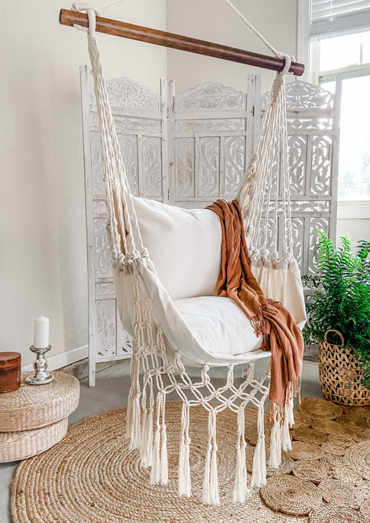 Small Macrame Hammock Swing Chair | SERENA Jr.