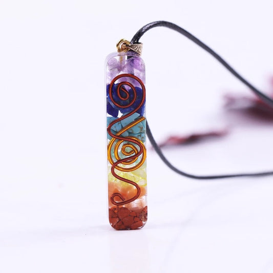 Orgone Chakra balancing necklace | EMF protection