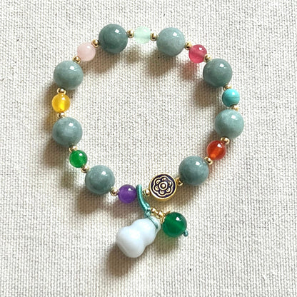Natural Jade Health & Abundance Bracelet