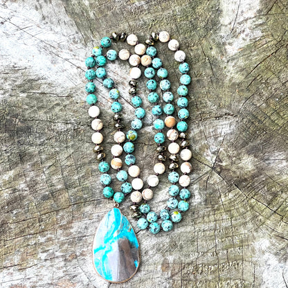 Triple Jasper Vitality & Detox Necklace