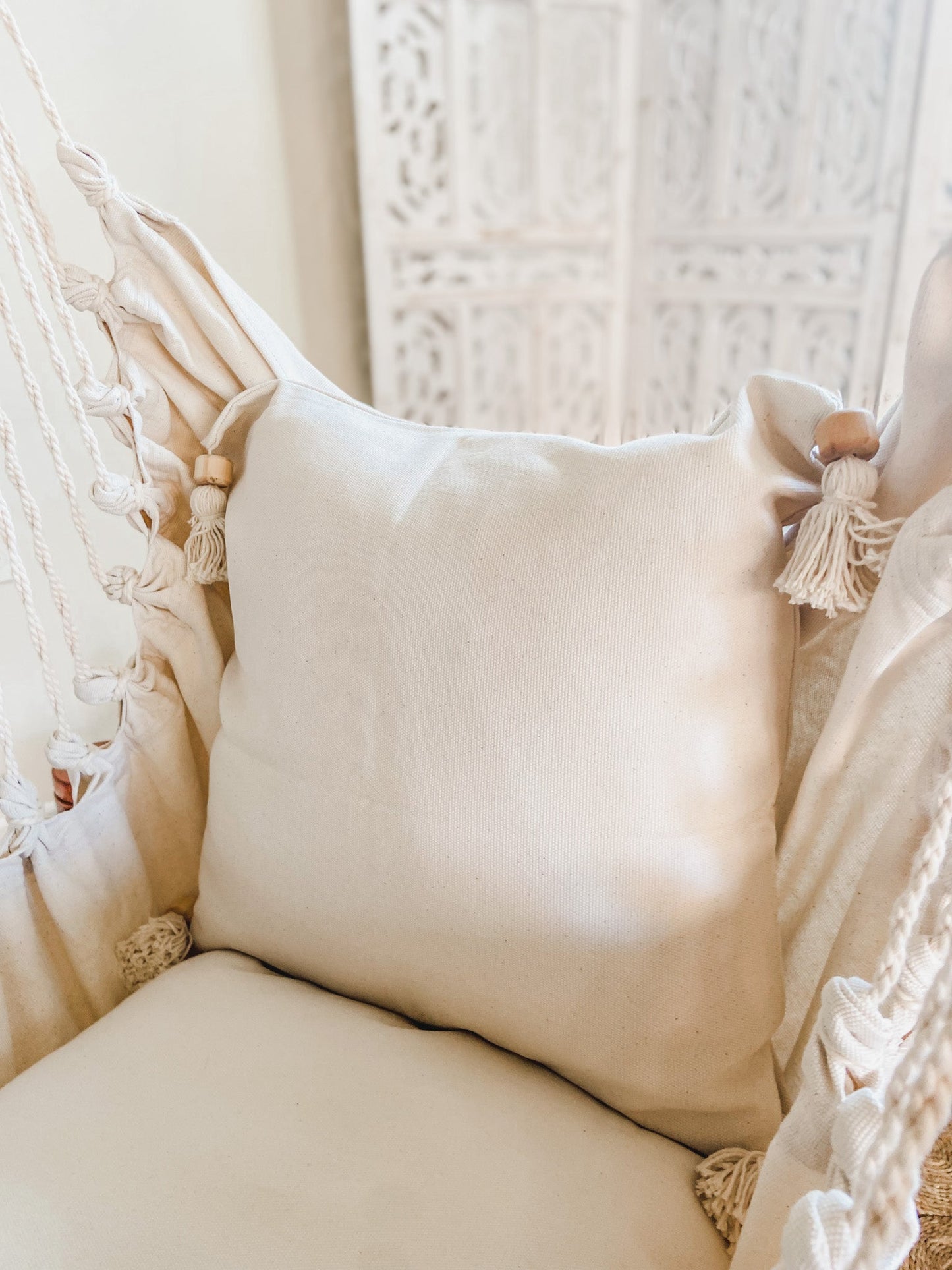 Small Boho Indoor Hammock Chair With Tassels | LOLITA Jr.