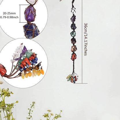 Seven Chakras & Tree of Life Pendant Ornament