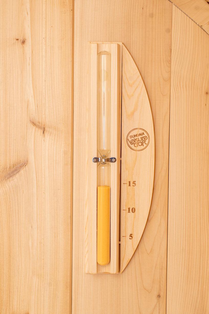 Leisurecraft Timber Harmony Luxury 4 Person Outdoor Barrel Sauna