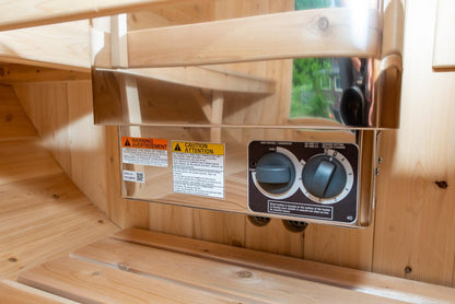 Leisurecraft Timber Harmony Luxury 4 Person Outdoor Barrel Sauna