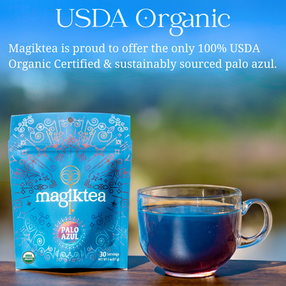 Palo Azul, 15 Plant-Based Tea Bags, USDA Organic