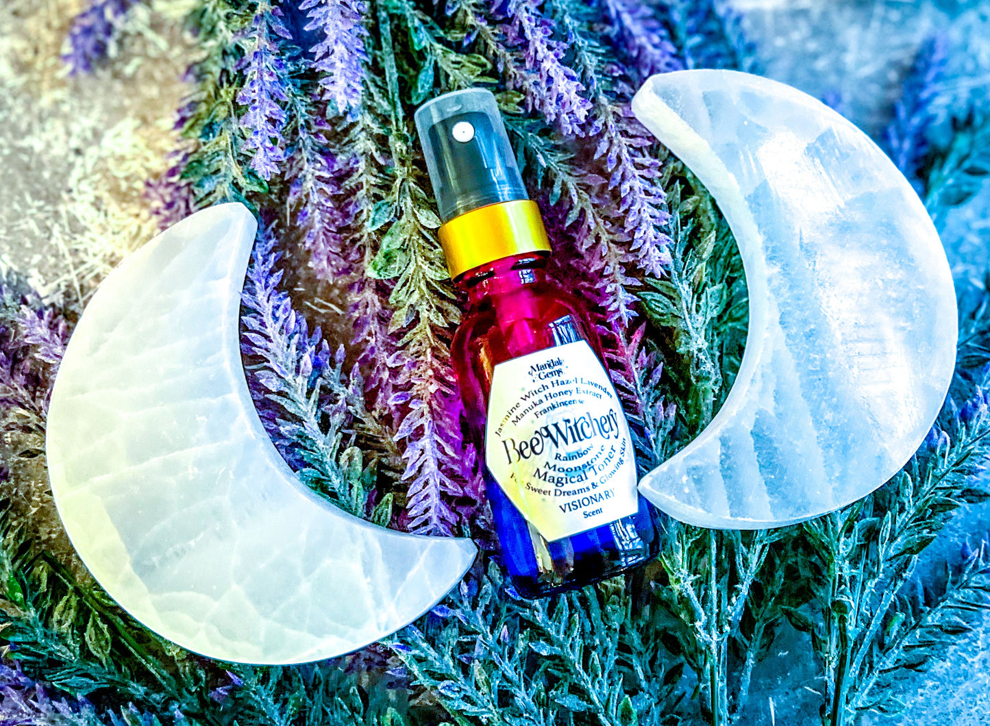 Beewitchery Visionary Witch Hazel Toner with Rainbow Moonstone