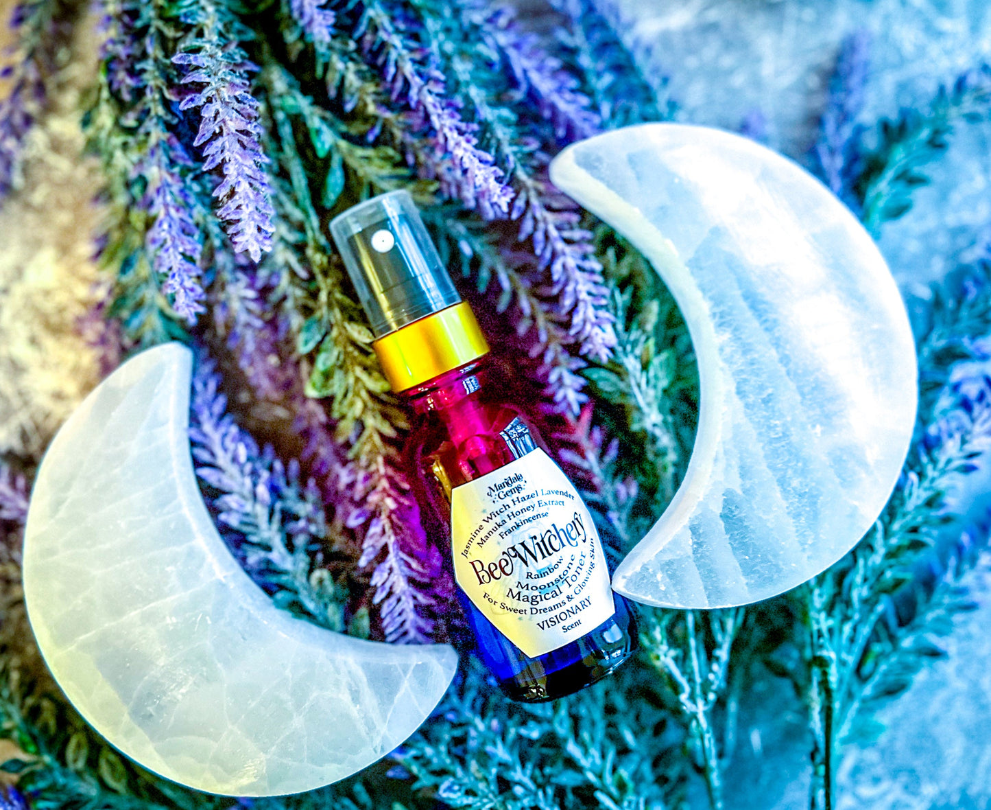 Beewitchery Visionary Witch Hazel Toner with Rainbow Moonstone