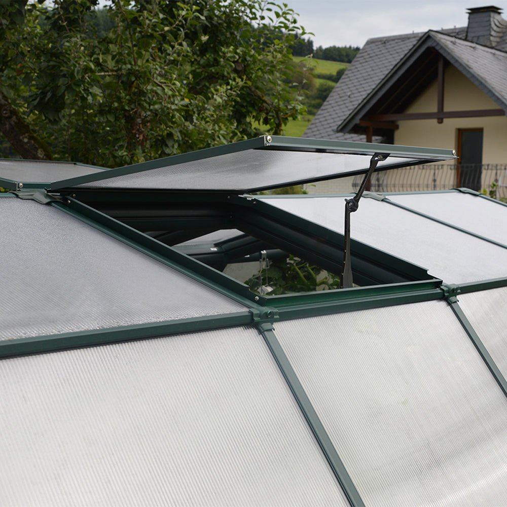 [08x20FT] Extra Large Barn-Style Weatherproof Walk-In Greenhouse With Roof Vents (92585716)