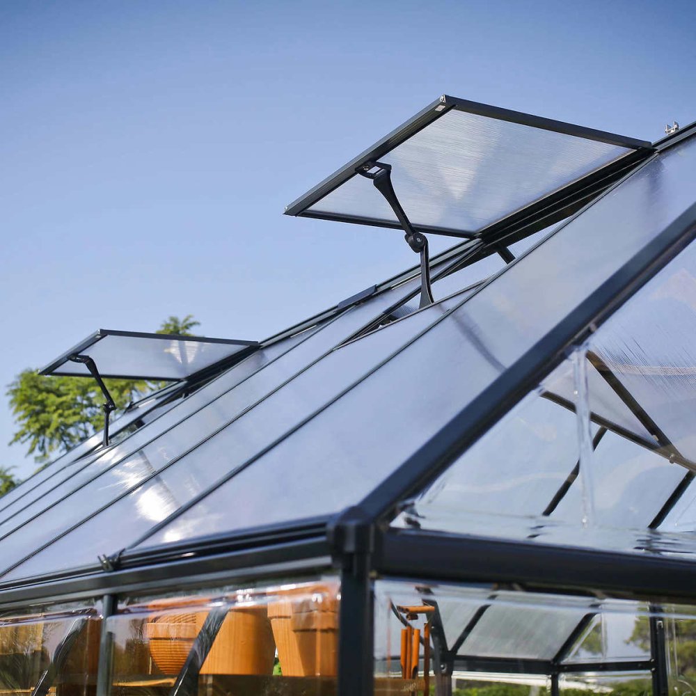 [10x12FT] Premium T-Shaped Cathedral Outdoor Walk-In Greenhouse And Solarium (91364285)