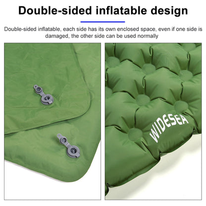 Camping Single Inflatable Mattress Outdoor Sleeping Pad Bed Ultralight