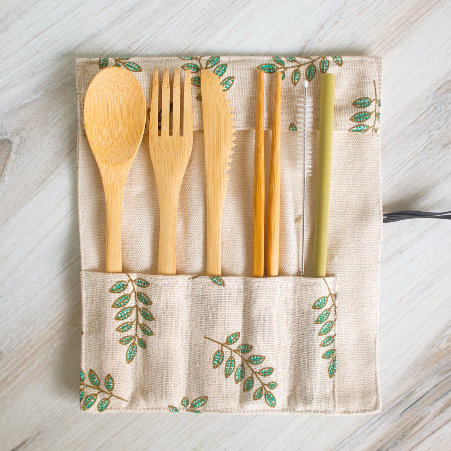 Bamboo Utensils Set