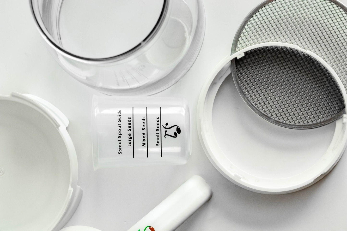 Sprout Spout Violet Vitality Blend Starter Kit: Sprout Spout + 4oz or 1lb seeds + Free Sprout Scoop