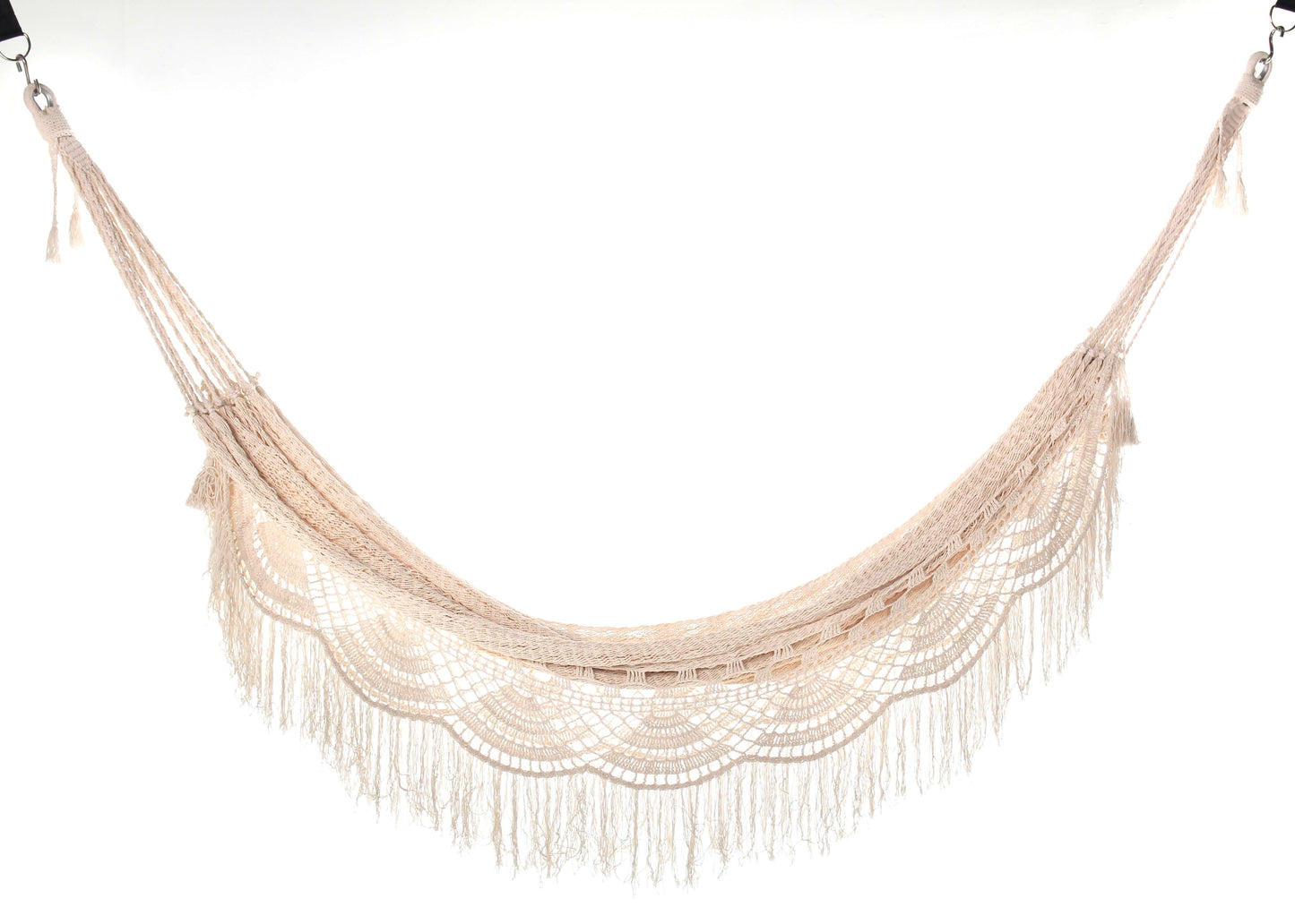 Woven Black Crochet Luxury Hammock | CRISTINA