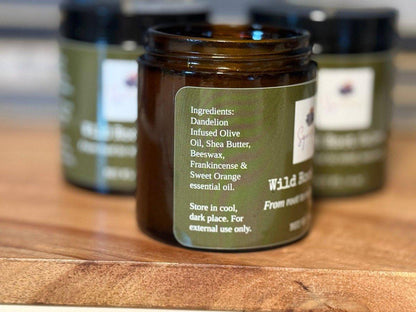 Wildcrafted Dandelion Salve: Herbal Balm for Dry Skin & Muscles