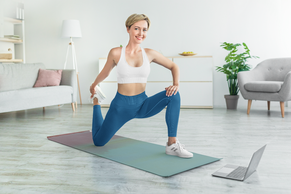 Yoga Mat | 6mm Thick | Blue | Non-Slip | Eco Friendly | Yune Yoga | Dionysus