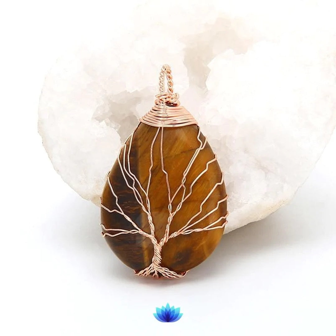Eternity Jasper Tree of life Necklace